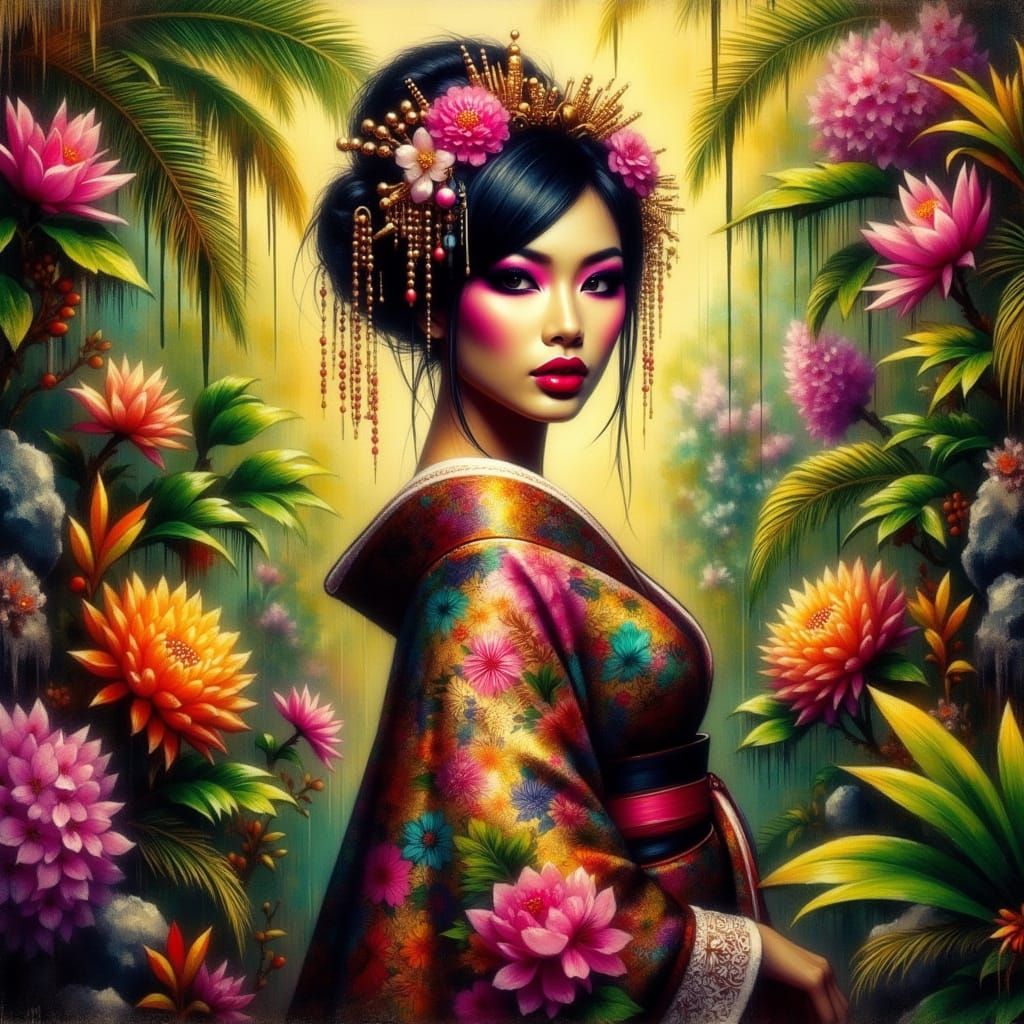 Exotic Filipina Goddess in Tropical Paradise