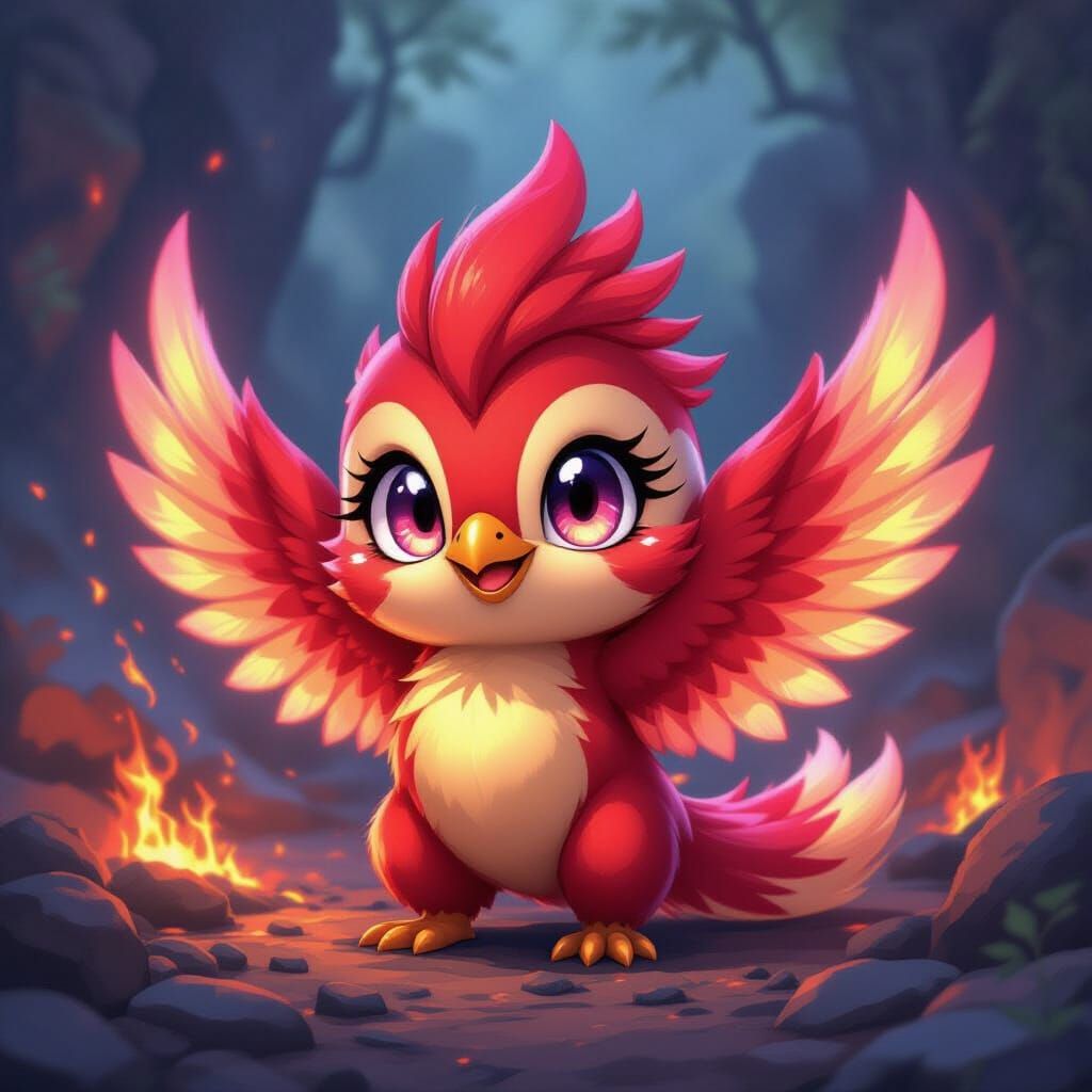 Fakemon Project "Pokémon Amethyst & Rosequartz" - Fire Starter