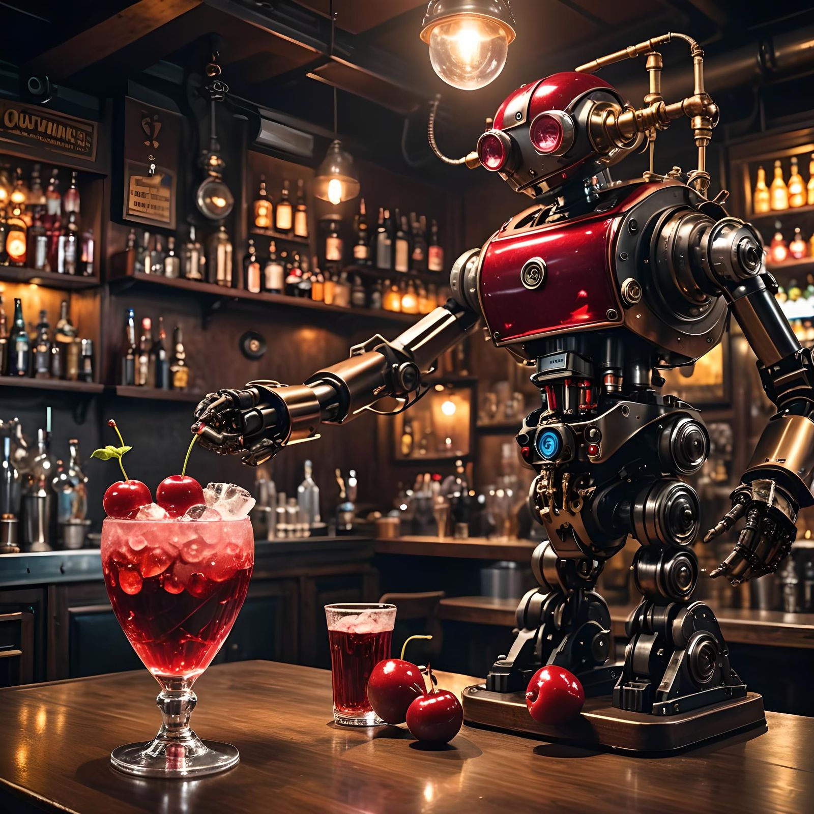 Your Cherry Fizz, sir.