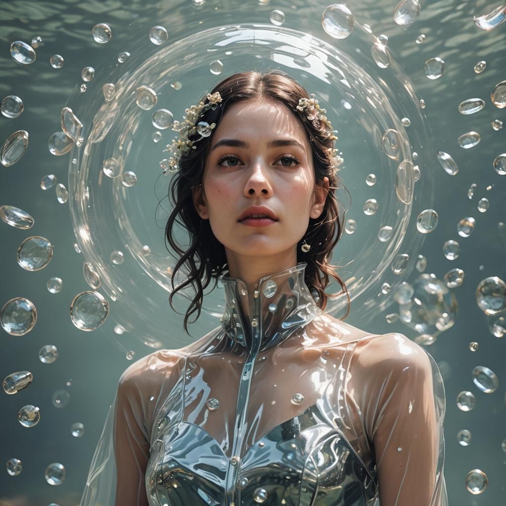 Transparent and Fathomable Abstract AI Art