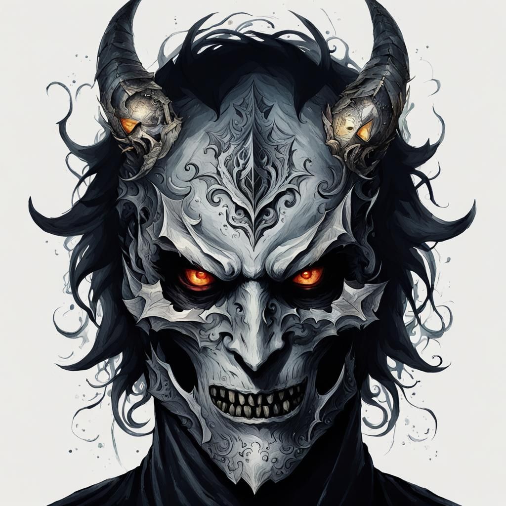 Horrified Woman Stares into Husband's Dark Soul