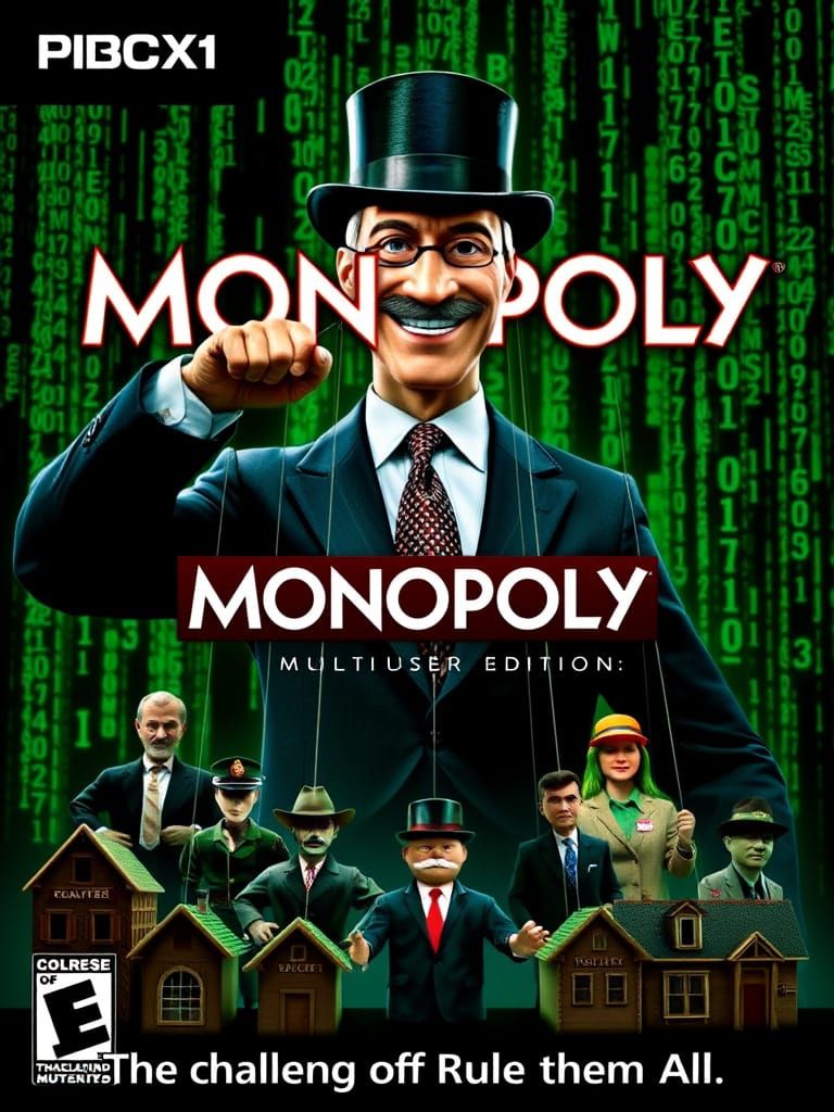 Monopoly: Challenge of Rule Them All Video Game Cover