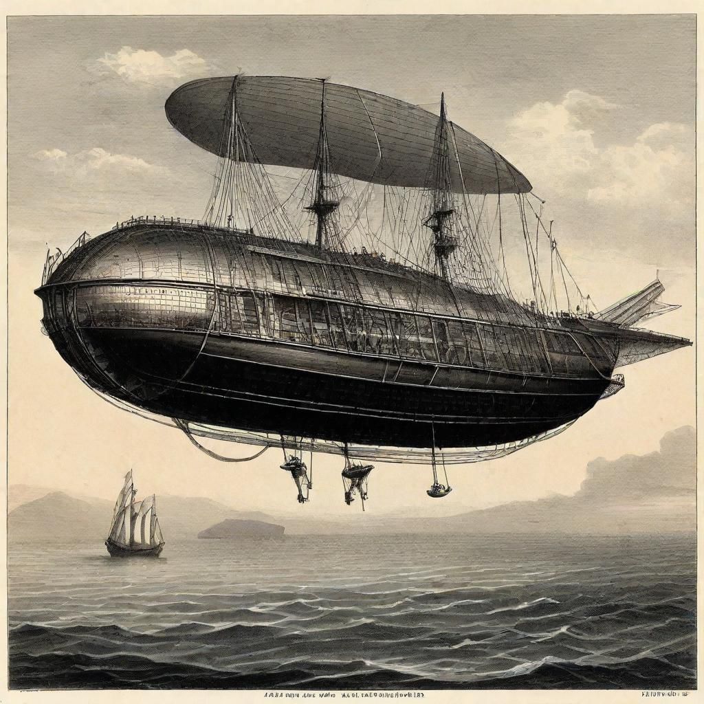 Jules Verne's Albatross Flying Ship