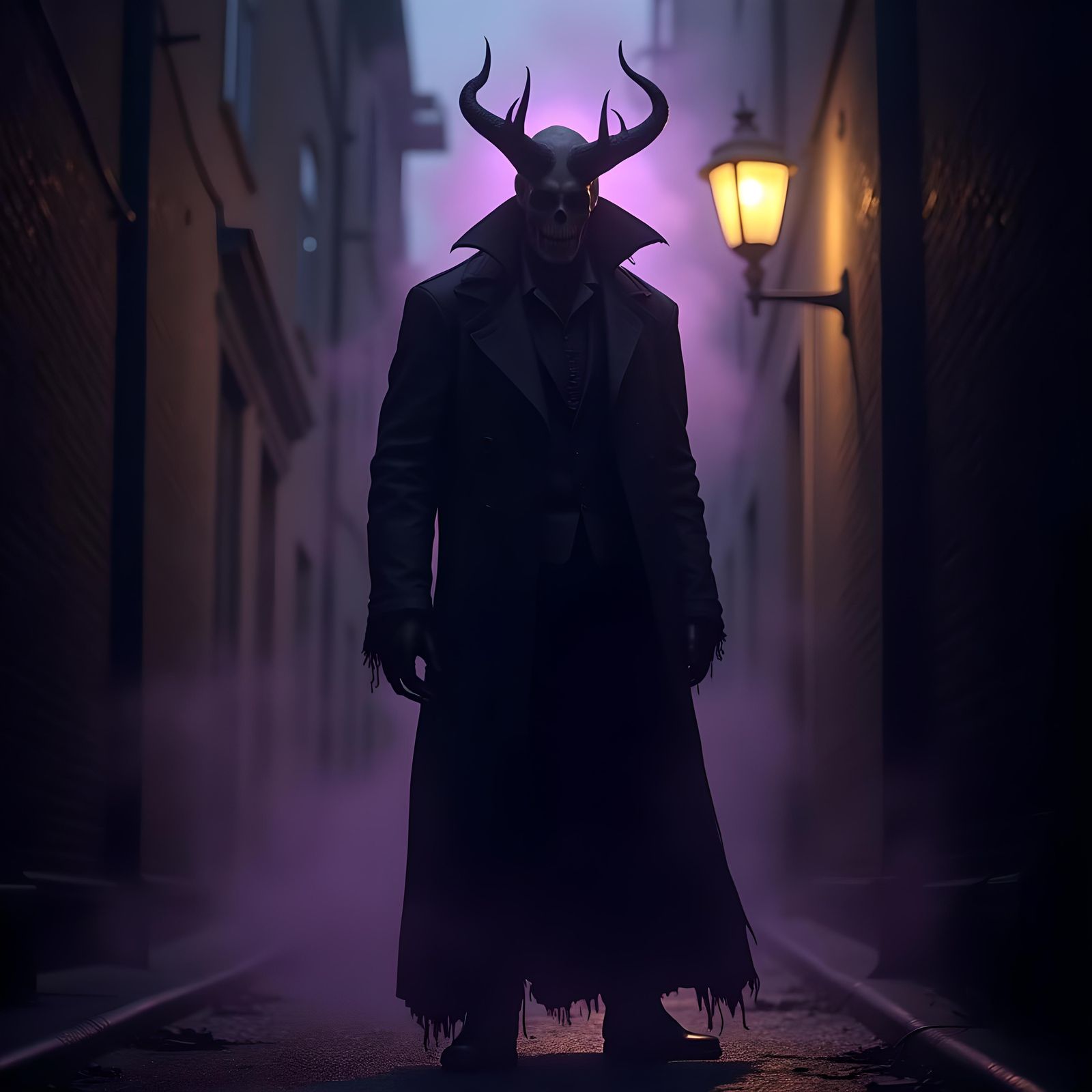 Dark Gothic Serial Killer Portrait in 8k Resolution