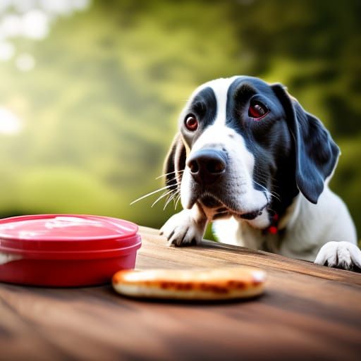 Get this dog a tortilla!