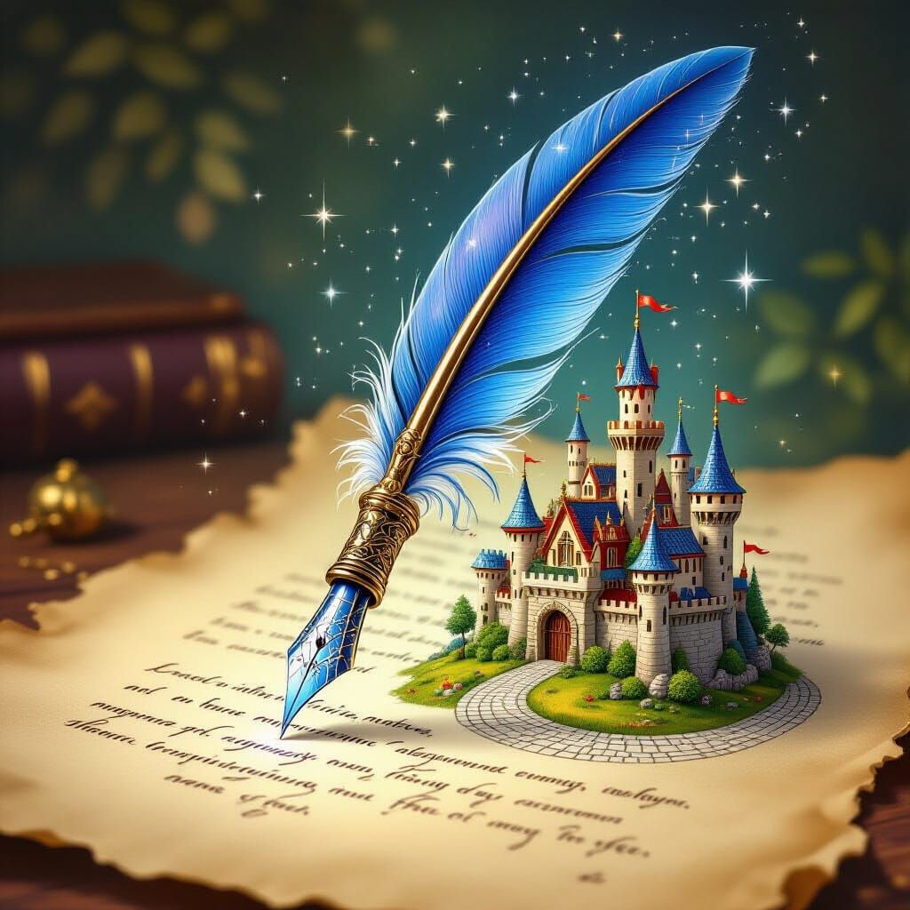 Magical Quill Pen Creates Whimsical Kingdom