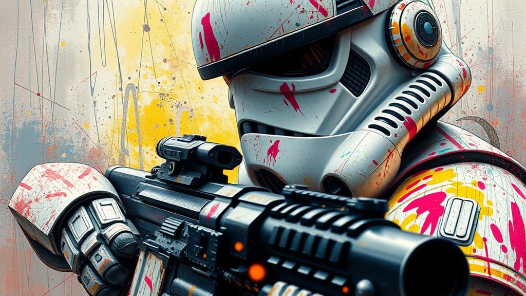 Bruised Stormtrooper Takes a Stand in Gritty Science Fiction