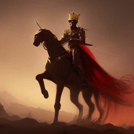 Red Rider on Venus: Dark Fantasy Concept Art