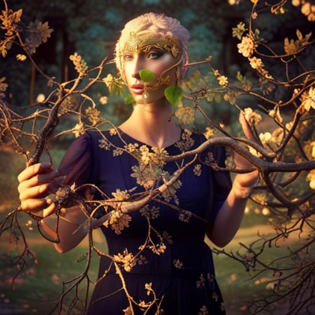 Abundance and Revival: Hyperrealistic Detailed Image