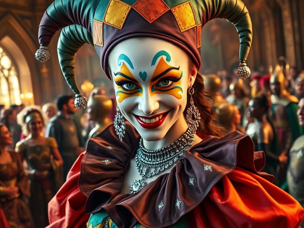 Mischief Maiden in Renaissance Finery