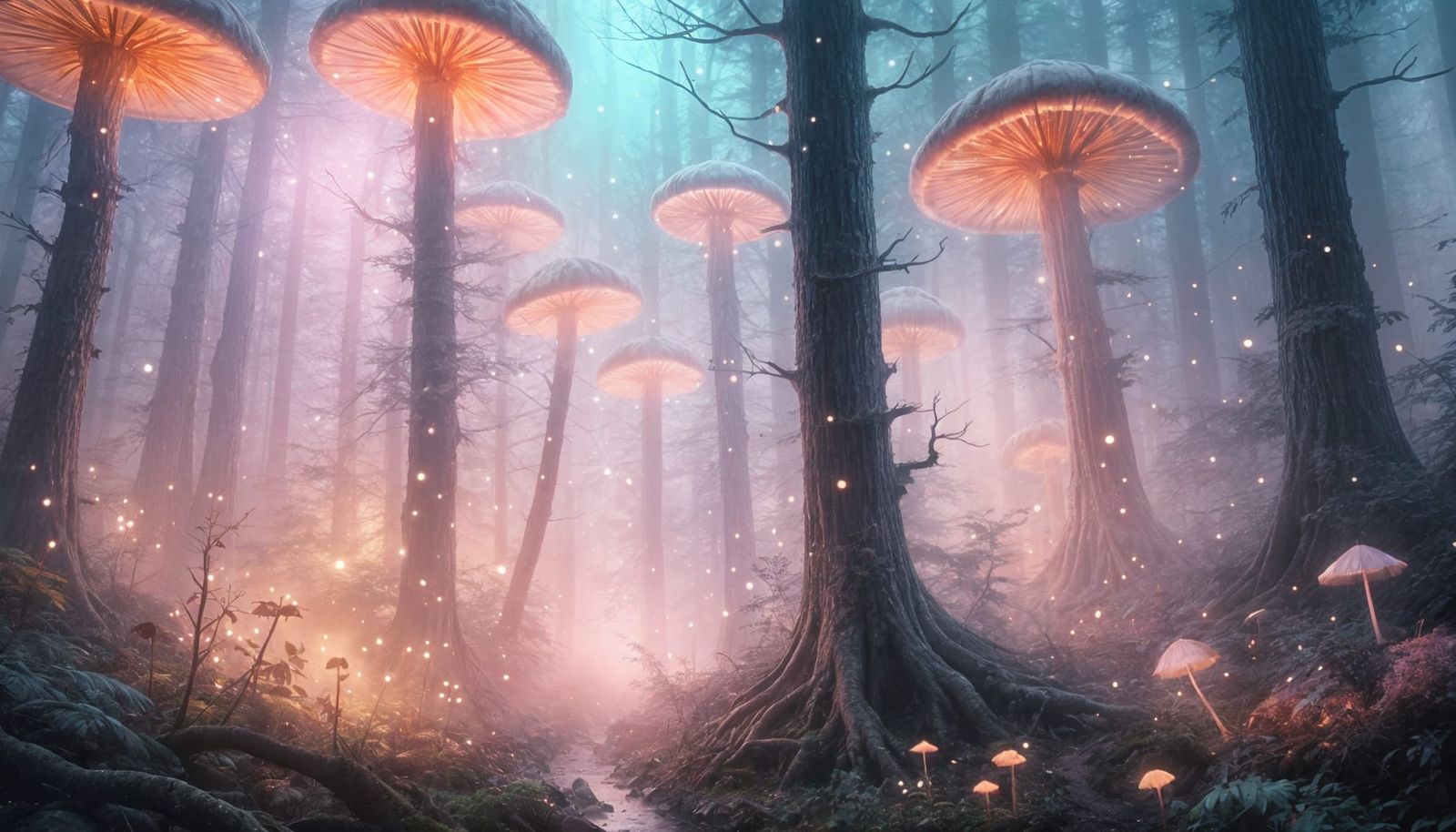 Ethereal Wonderland of Mystic Forest Dreams