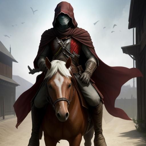 Horses with Existential Quote