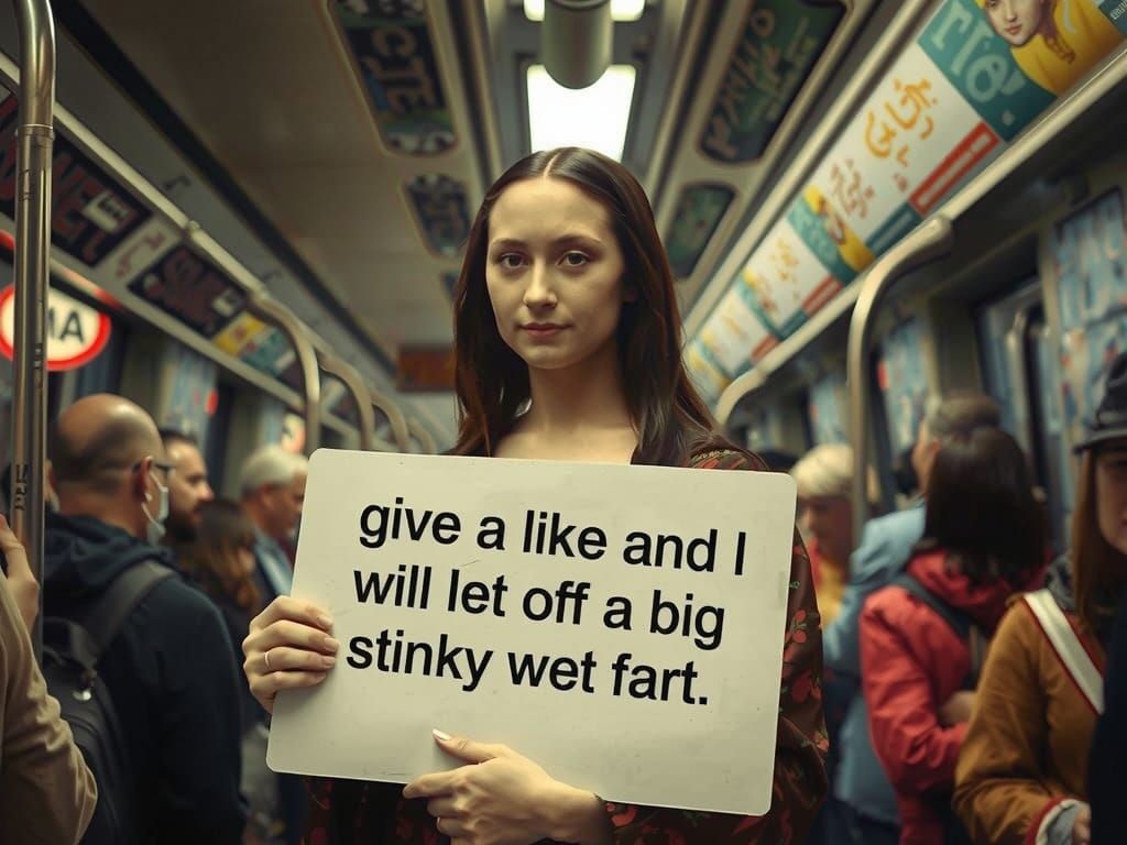 Mona Lisa in Subway Station