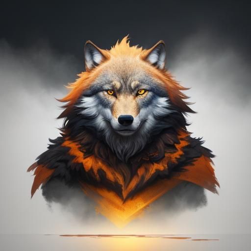 Hyperrealistic Humanoid Wolf Concept Art