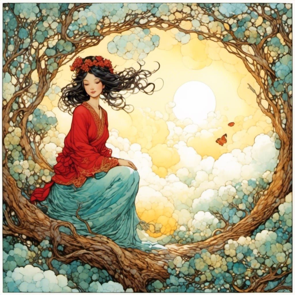 Illustration in Sarah Kay Style: Embracing Change