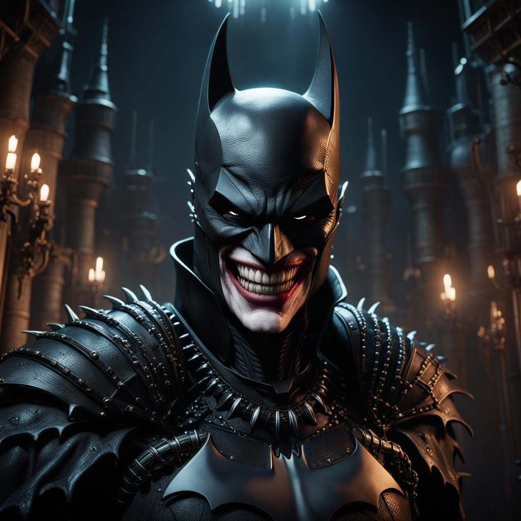 The Batman Who Laughs: Detailed Matte Painting