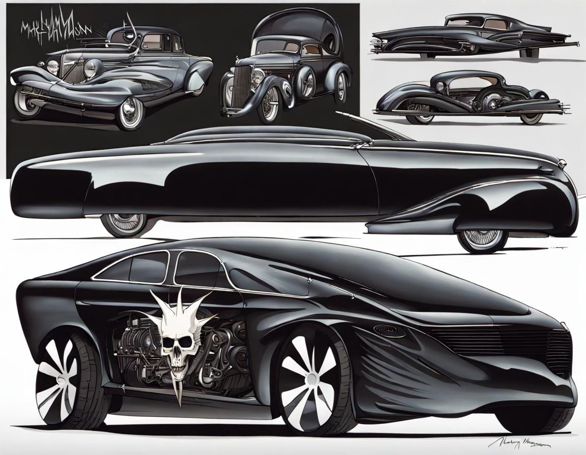 Gothic Industrial Car Design