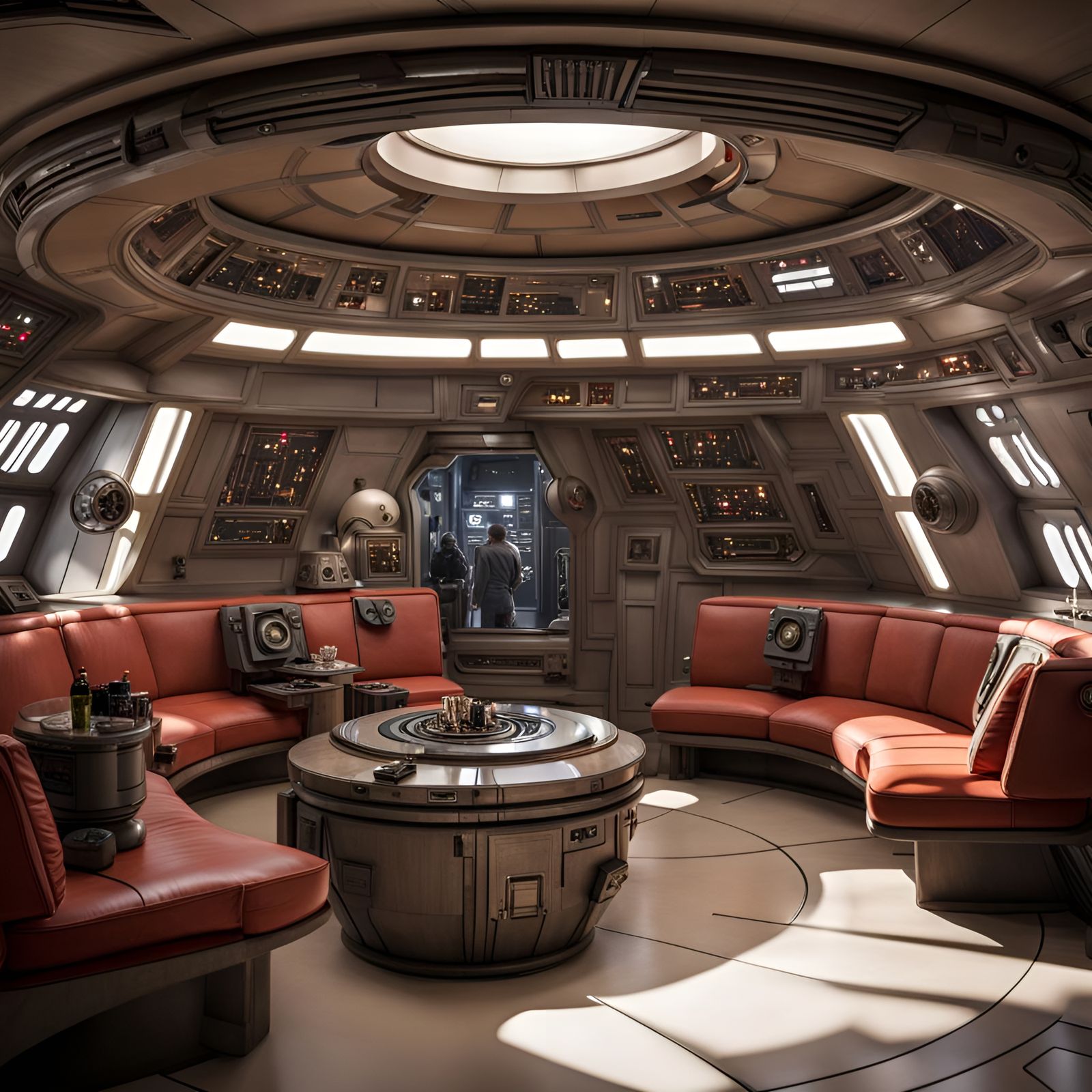 Crew's Common Area Inside The Millennium Falcon (Continued)