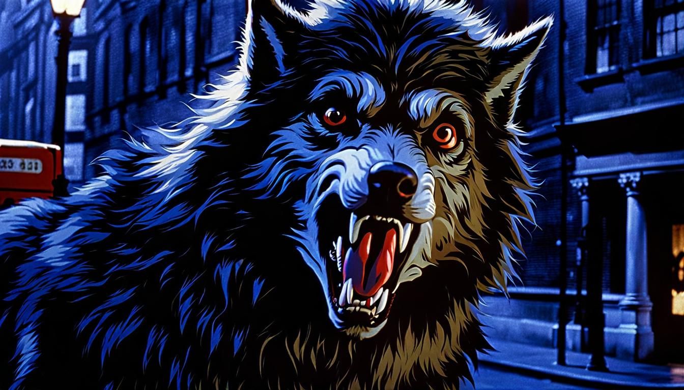 American Werewolf in London: 1980s Horror Film Still