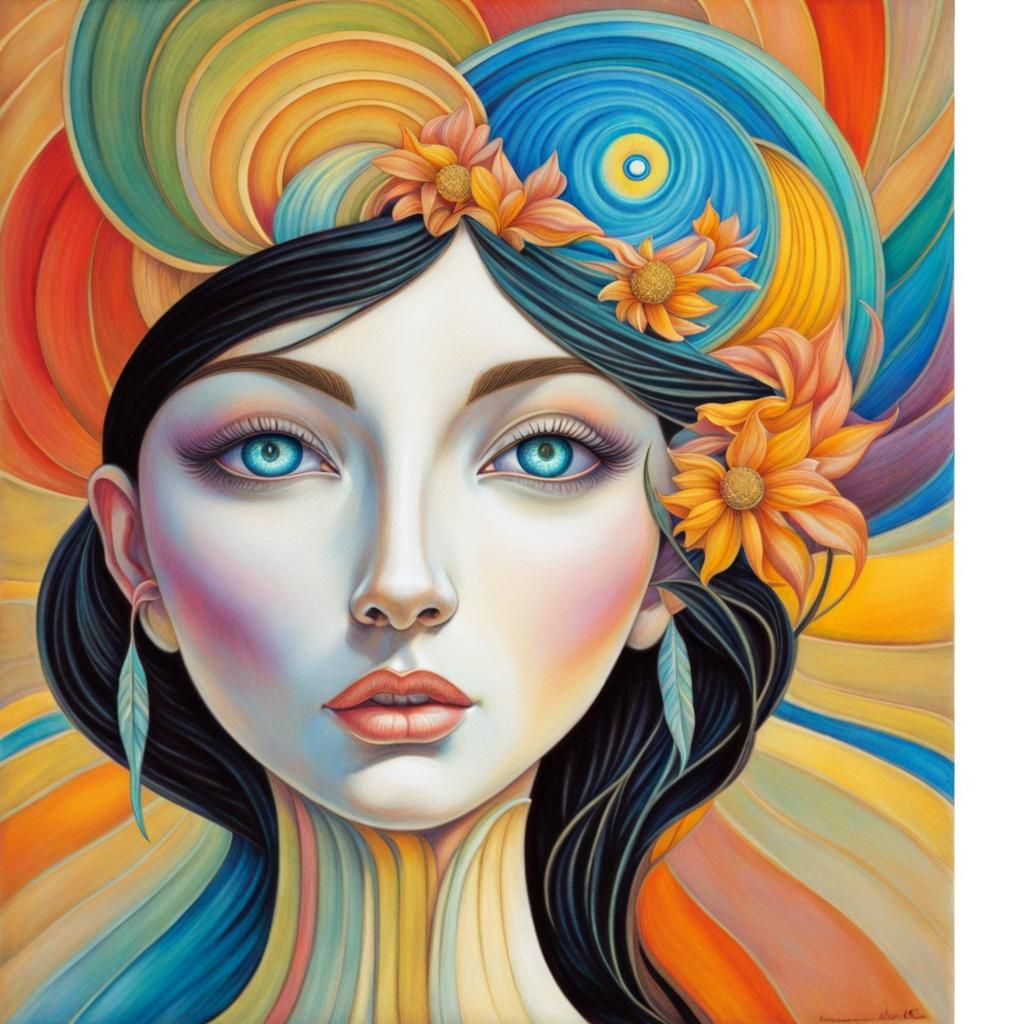 Expressionistic Art Nouveau Ouroboros in Unreal Engine