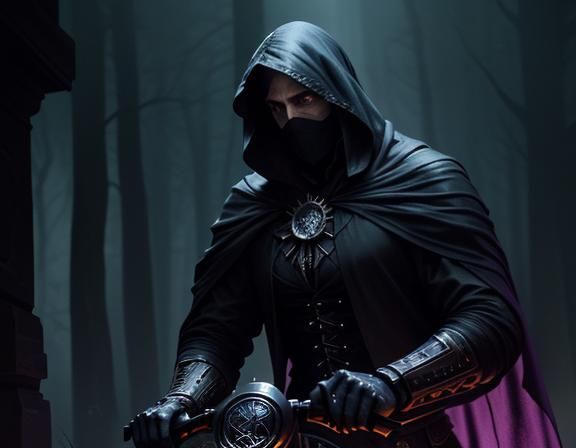 Headless Horseman Rides in Sleepy Hollow, Dark Fantasy Art