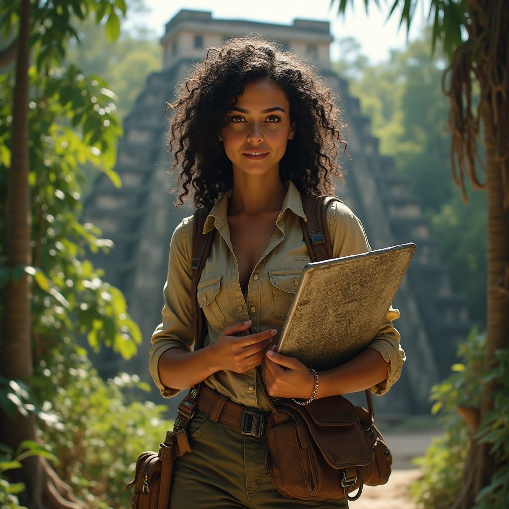 Archaeologist Discovers Ancient Secrets in Vibrant Jungle Te...