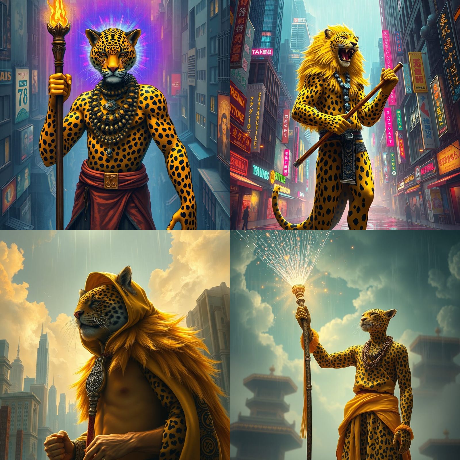 Yellow Leopard Man: King of Rain, God of Children