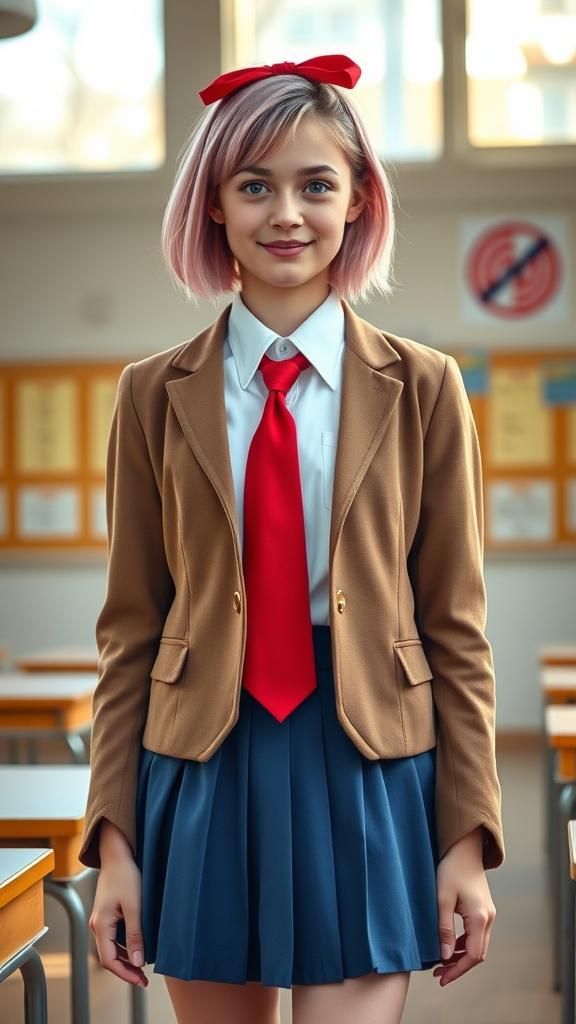 Sayori DDLC Portrait