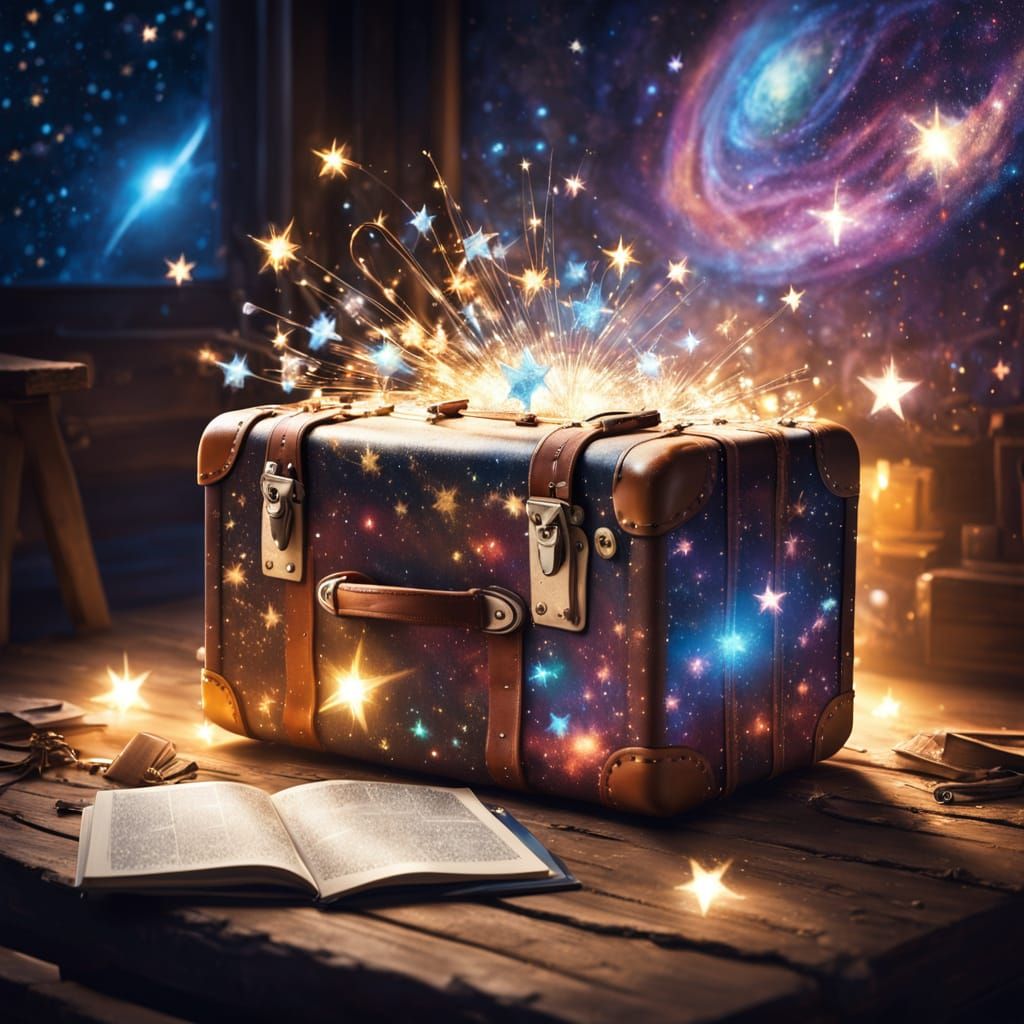 Cosmic Traveler's Suitcase: A Masterpiece of Space Explorati...