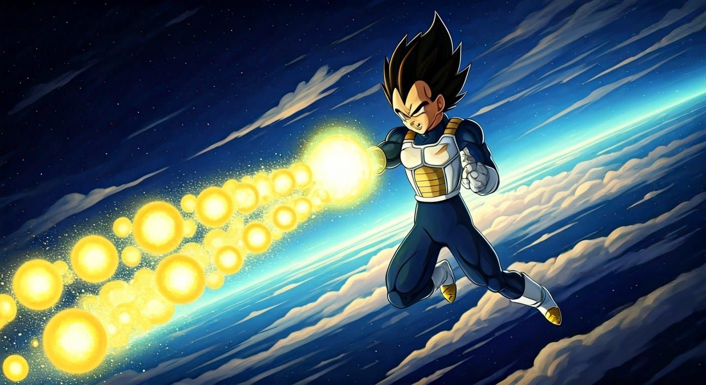Vegeta's "Meteor Smash"