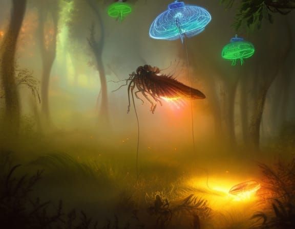 Mysterious Enchanted Rainforest Concept Art