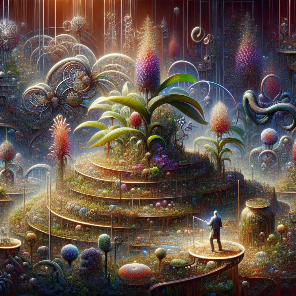 Omnichromatic Eden Project: A Botanical Illustration