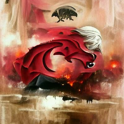 Stylized Targaryen Dragon Emblem