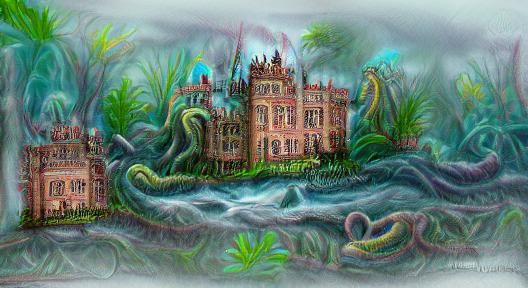 Eerie Victorian Magic School for Sea Creatures