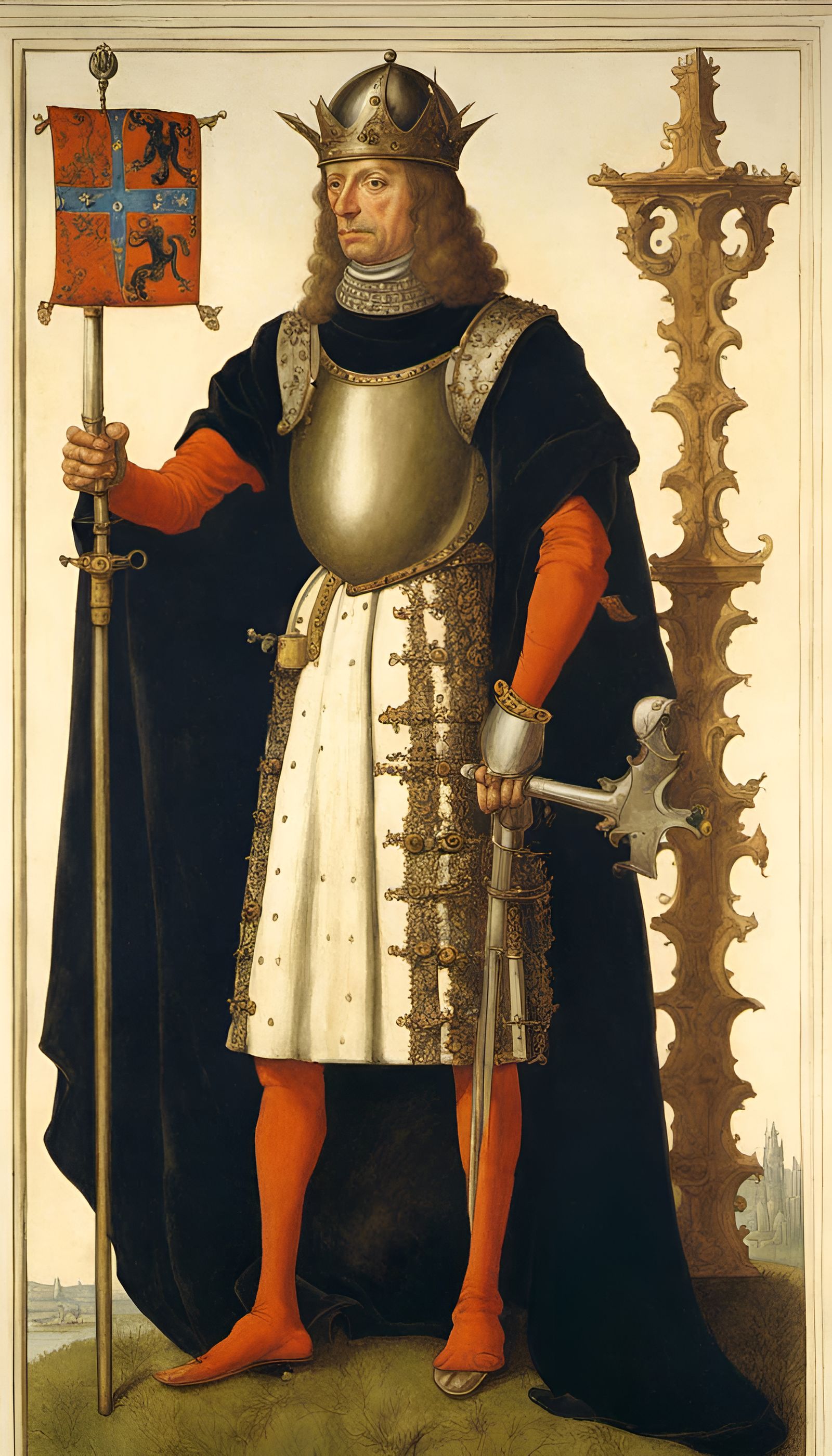 Sir Thomas Phillips Portrait in Sci-Fi Surrealist Style