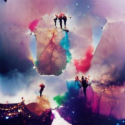 Abstract Image of Coldplay
