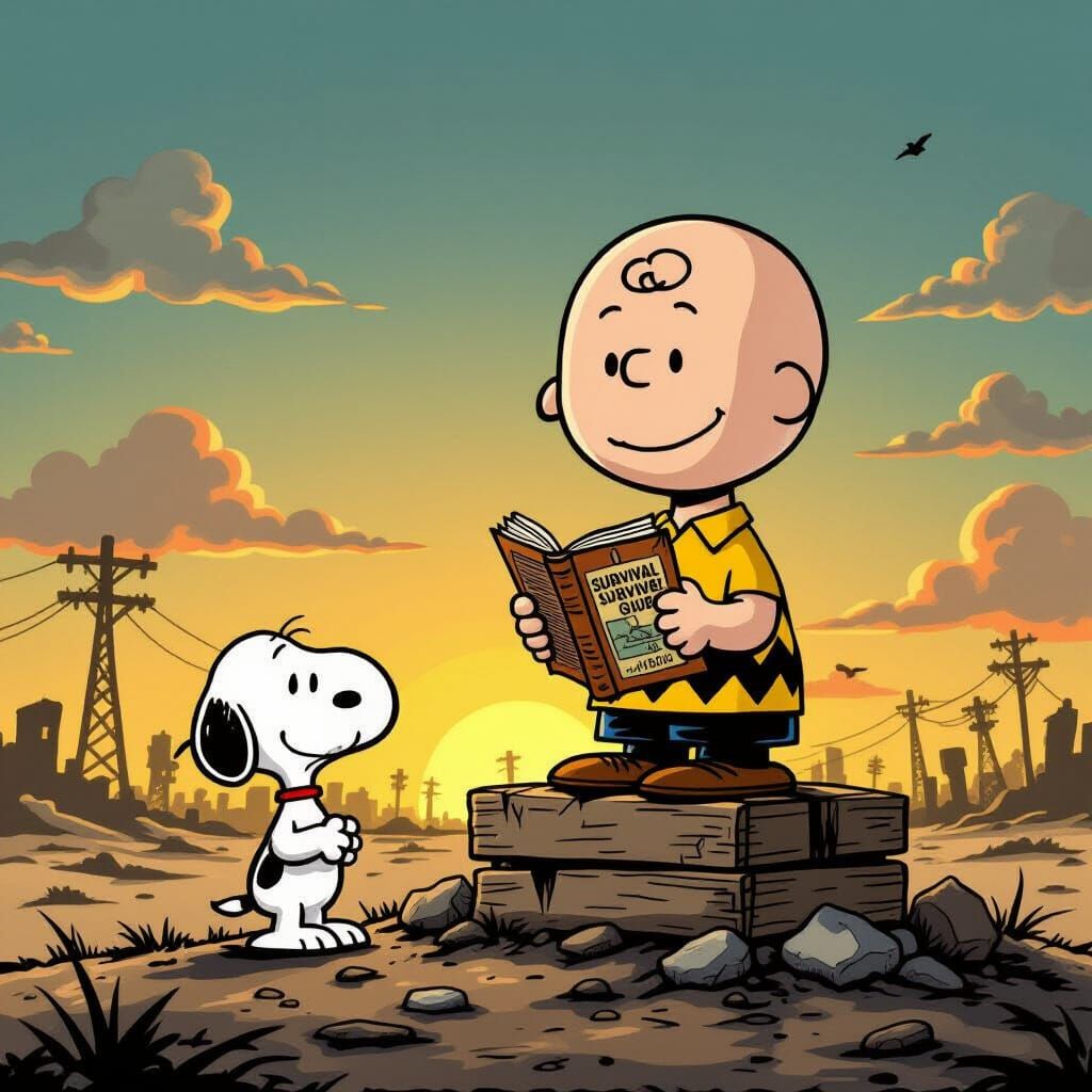 Charlie Brown & Snoopy in Post-Apocalyptic Hope