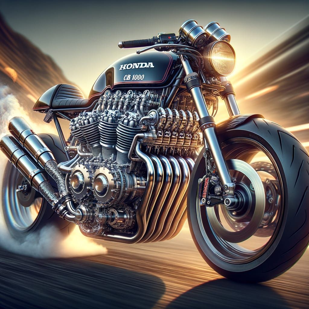 Futuristic Honda CBX 1000 Motorcycle Masterpiece