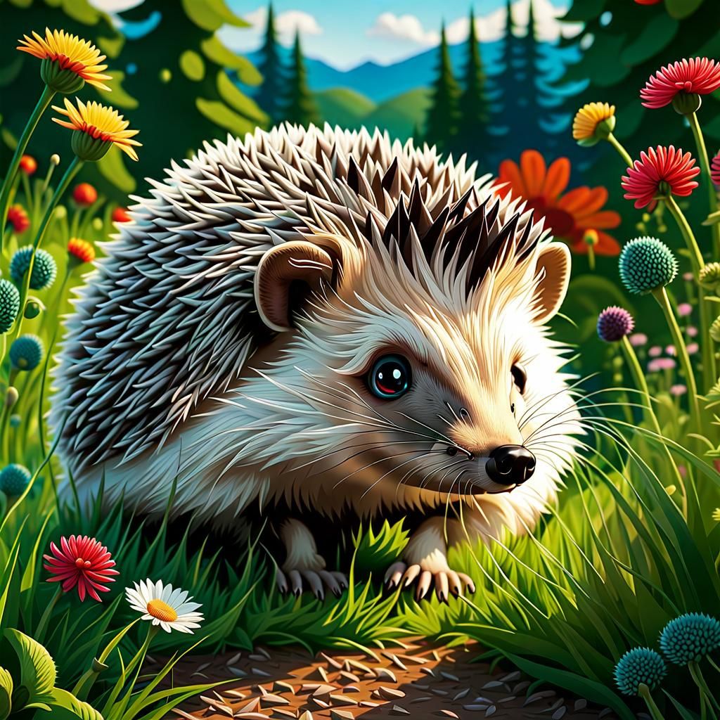 Prickles the hedgehog
