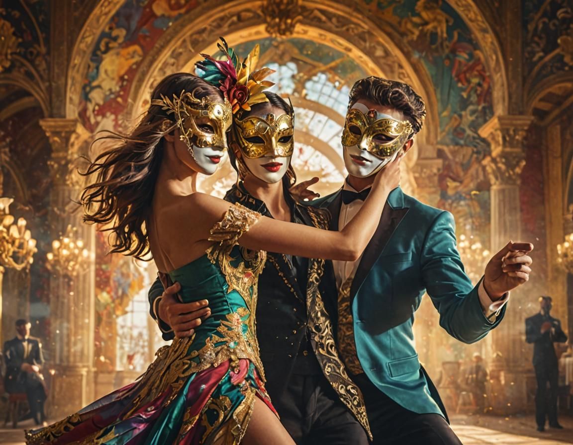 Three masked Dancer's