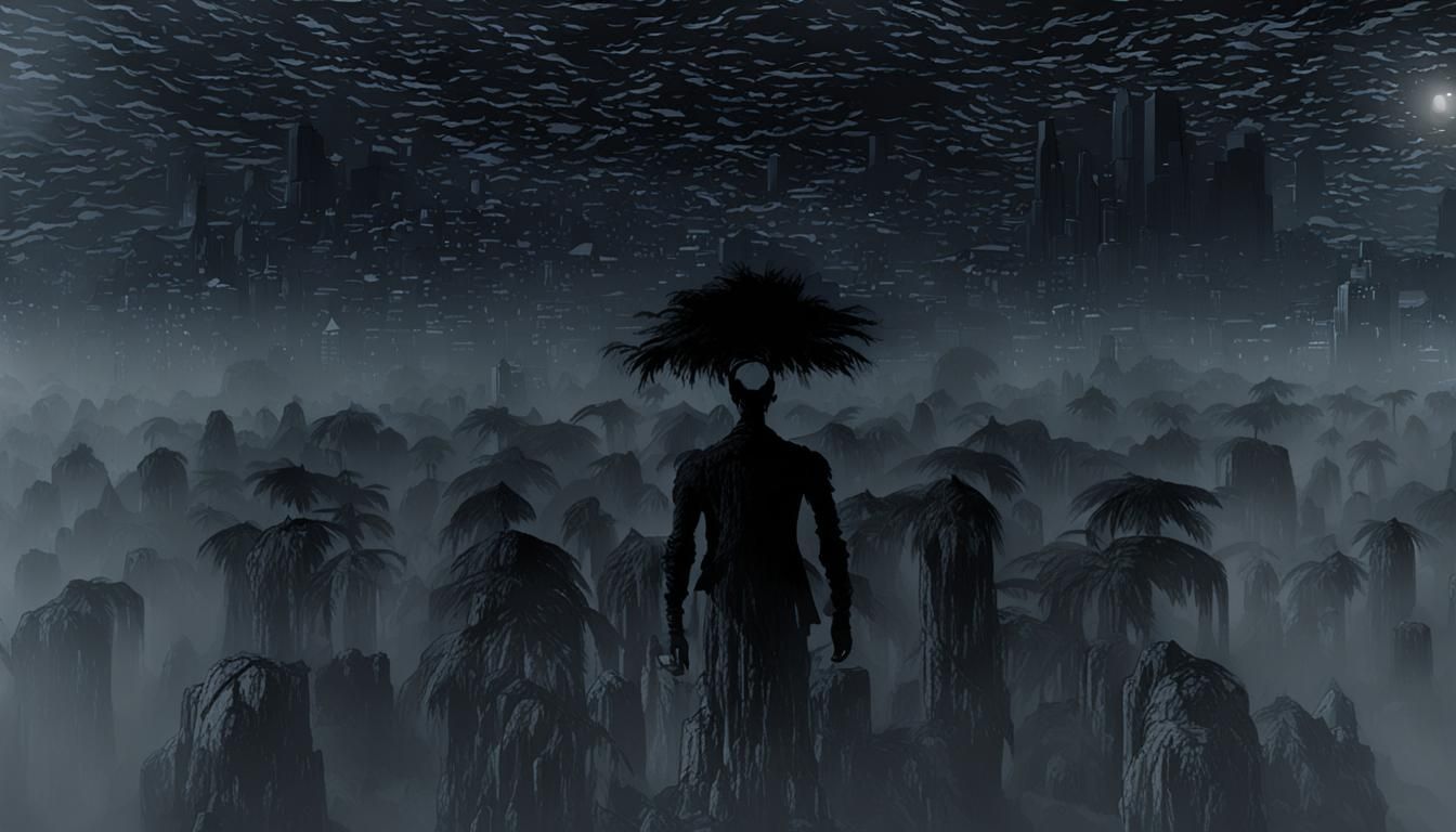 Abstract Rendering of a Disappearing Black Hole