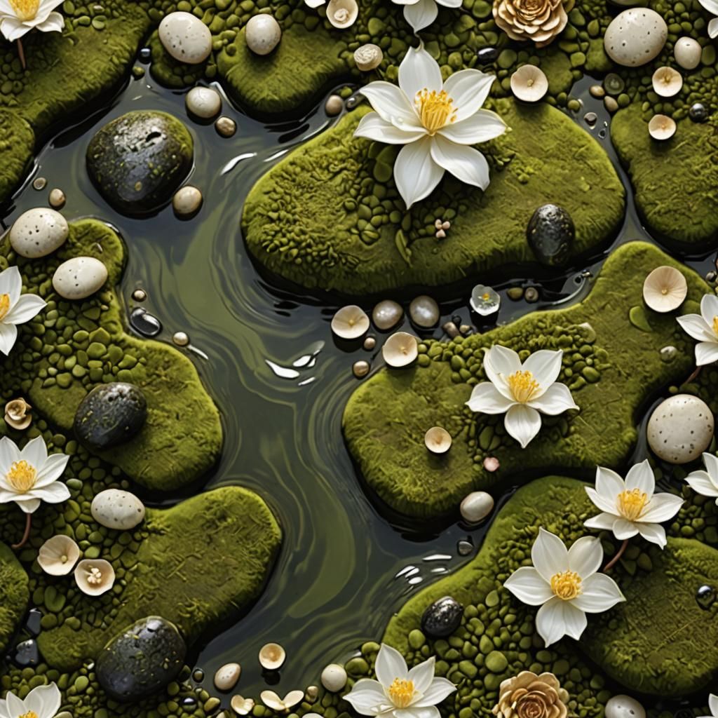 Baroque River Symphony: Rippling Notes in Harmony