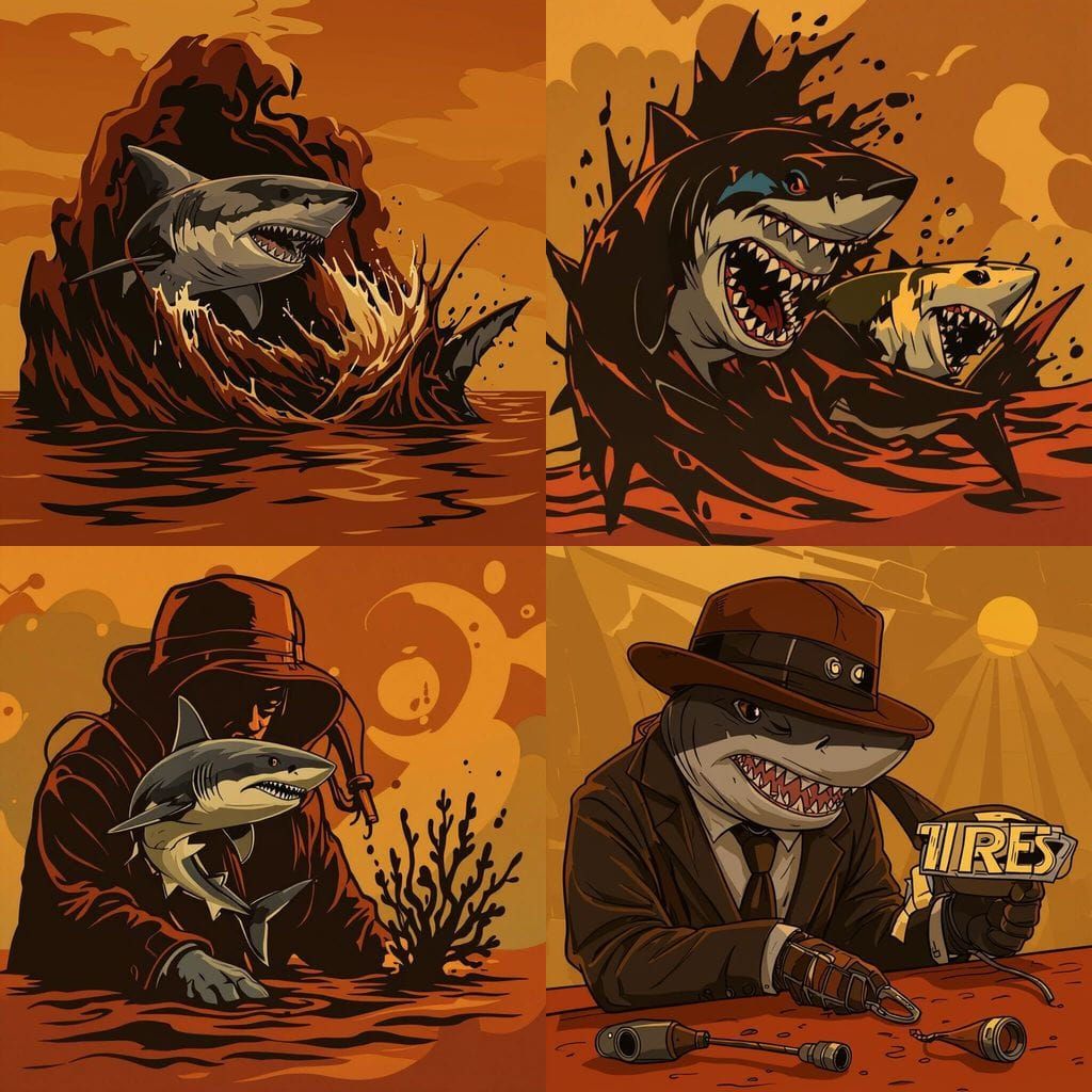 AI Generated Shark Image