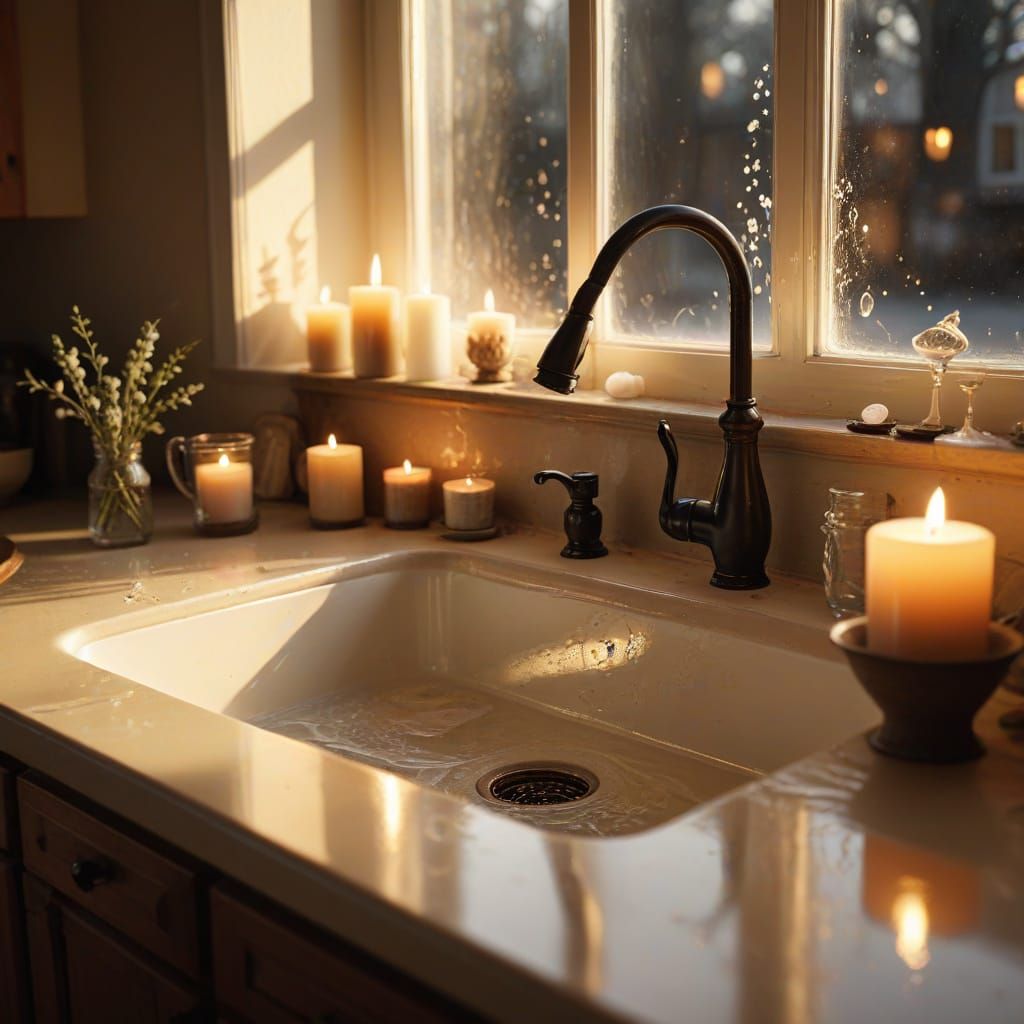 Cozy Kitchen Oasis with Soft Focus