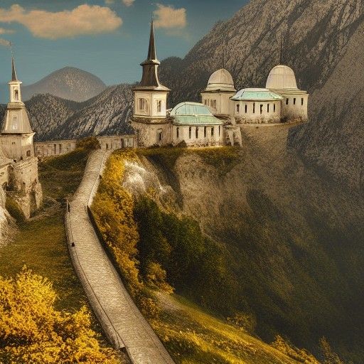 Detailed Matte Painting of Romania