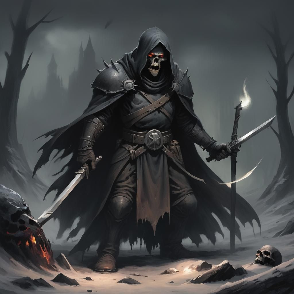 Grimdark Image in Dark Fantasy Style