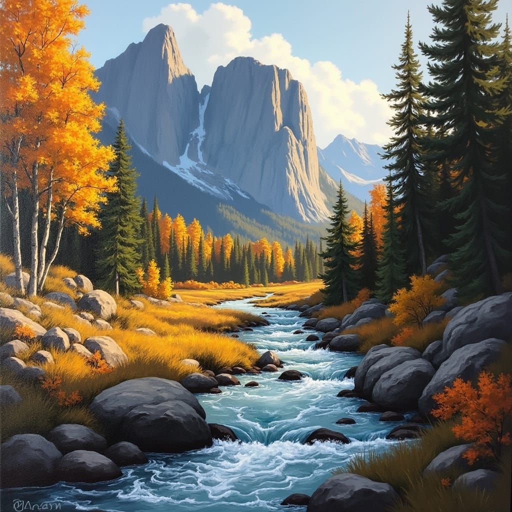 Autumn Splendor in the Rocky Mountains