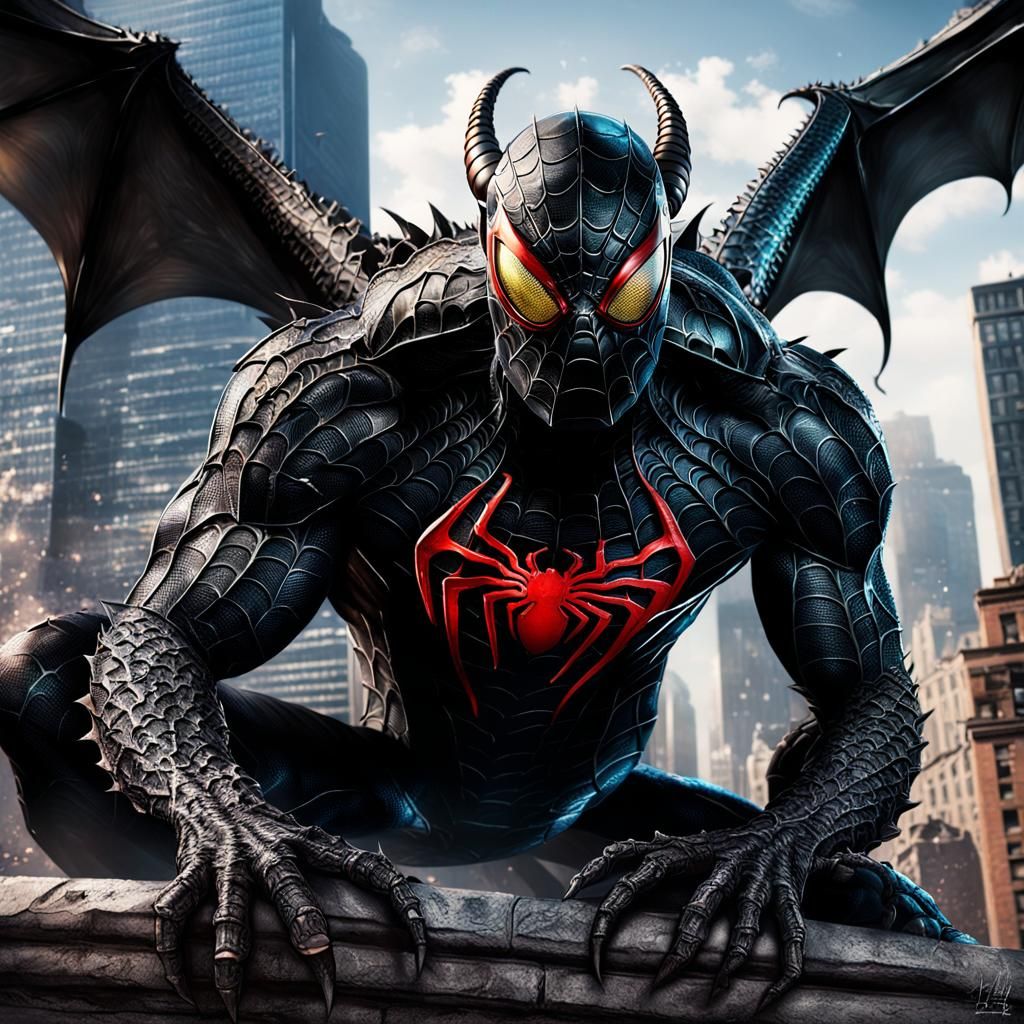 Venomous Dragon Terrorizes Manhattan: Hyperrealistic Concept...