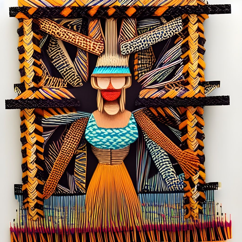 Railway Symphony: Folk Art Braiding Masterpiece