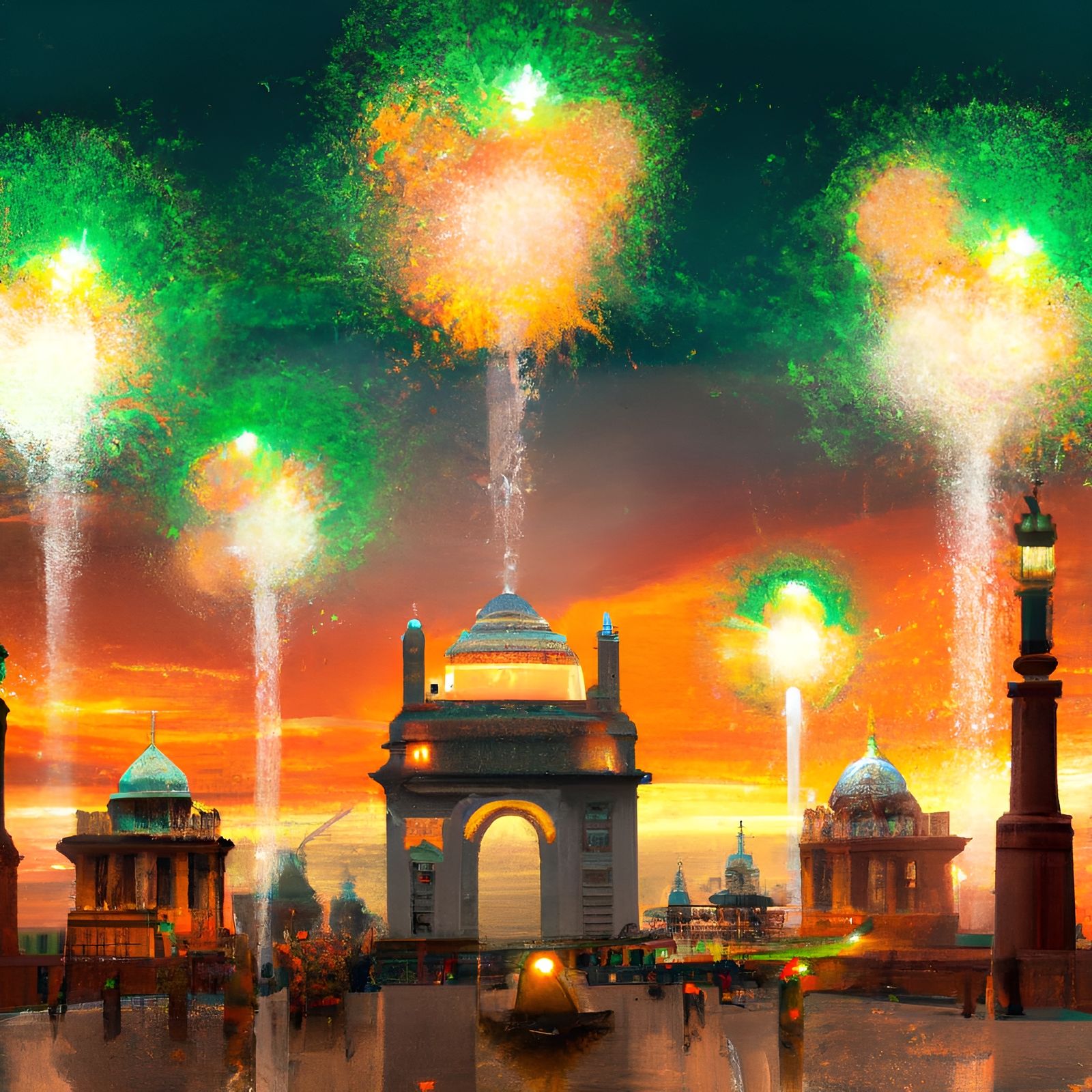 Mango Celebrates India's Independence Day: Digital Art